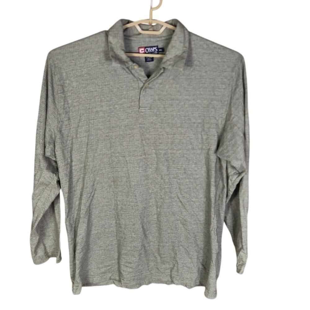 Vintage Chaps Ralph Lauren Long Sleeve Polo Men's 2X